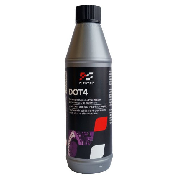 PIT STOP bremžu šķidrums DOT-4, 450 ml PIT STOP bremžu šķidrums DOT-4, 450 ml