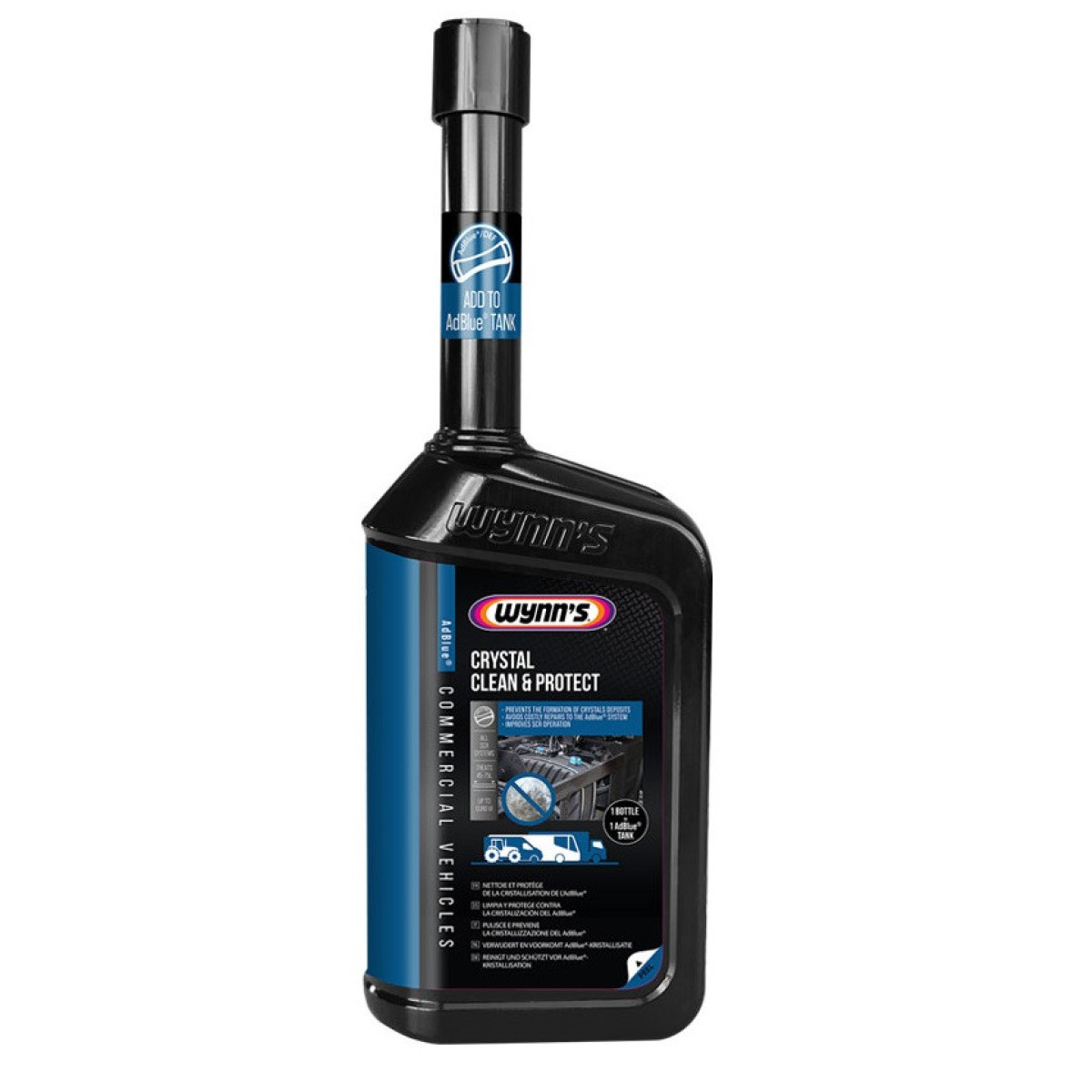 WYNNS Crystal Clean & Protect, piedeva AD-Blue sistēmai pret kristalizāciju, 500 ml