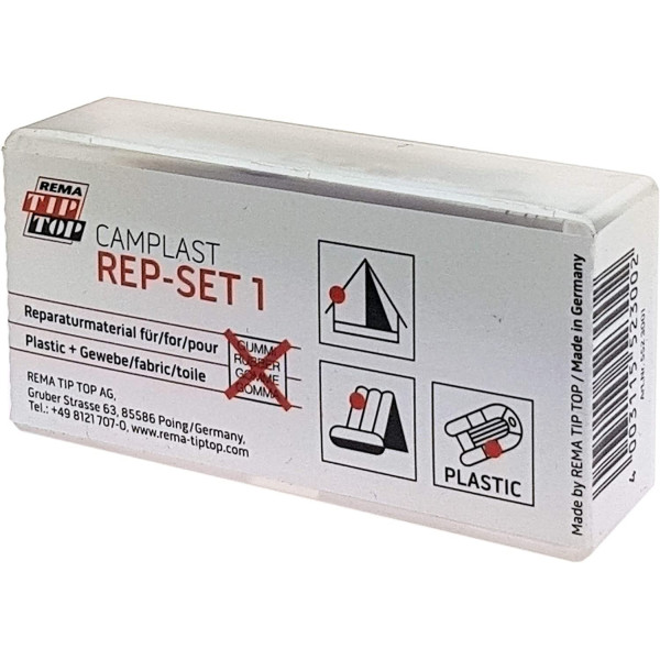 REMA TIP TOP Camplast Mini remonta komplekts PVC, PU un audumiem