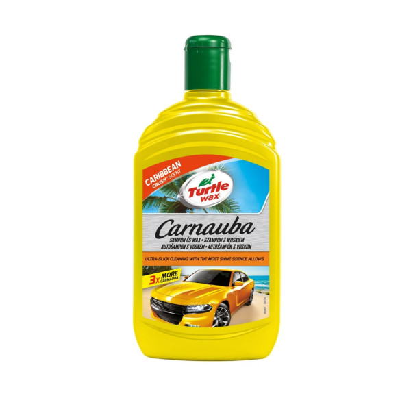 Turtle Wax vaska šampūns ar karnaubas vasku, 500 ml.