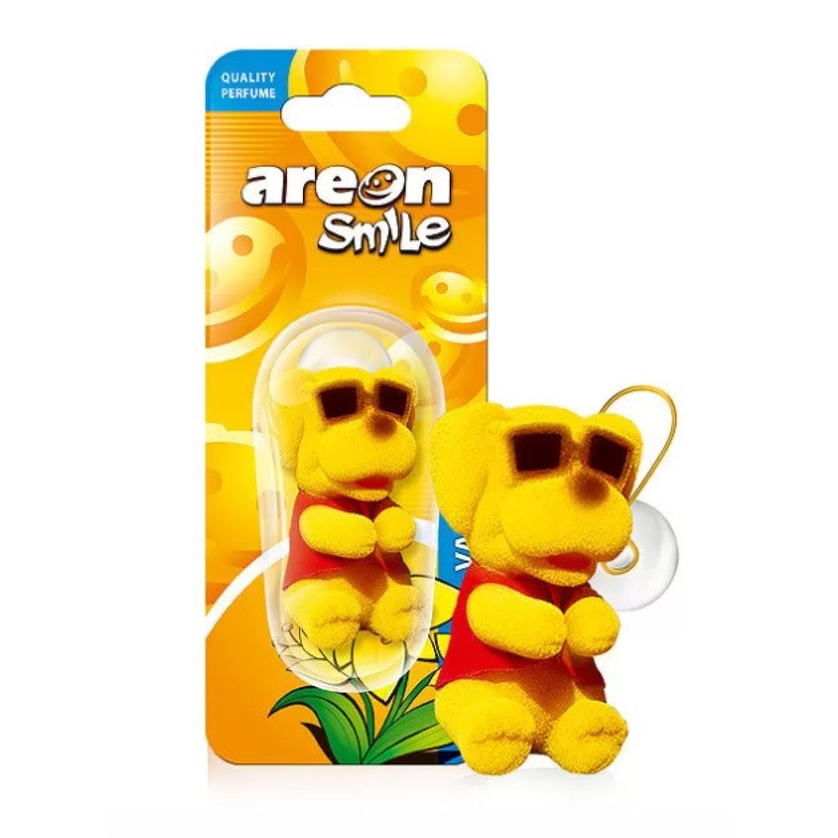 AREON Smile Toy Vanilla / Yellow Dog gaisa atsvaidzinātājs