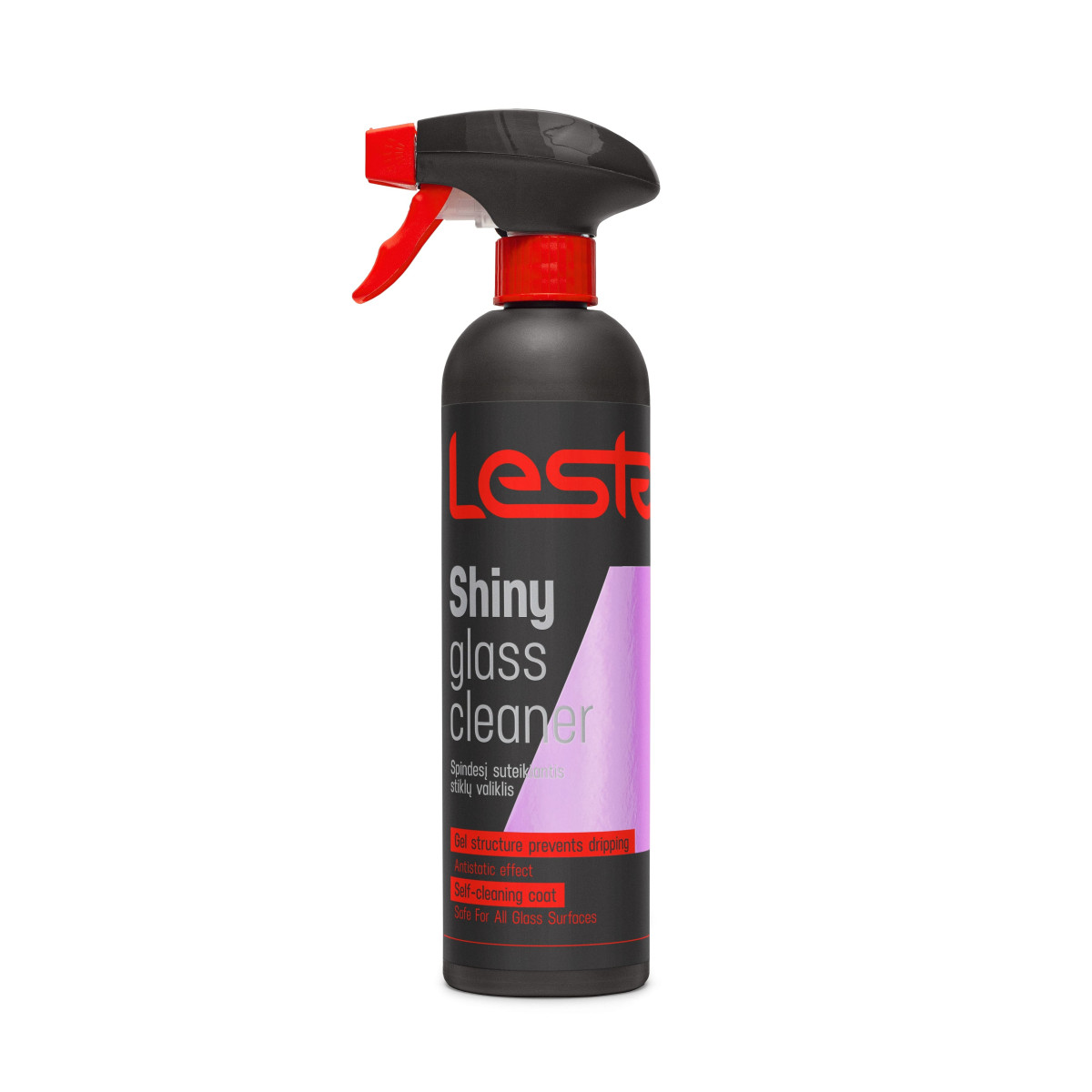 LESTA Shiny Glass Cleaner, stikla tīrīšanas līdzeklis, 500 ml