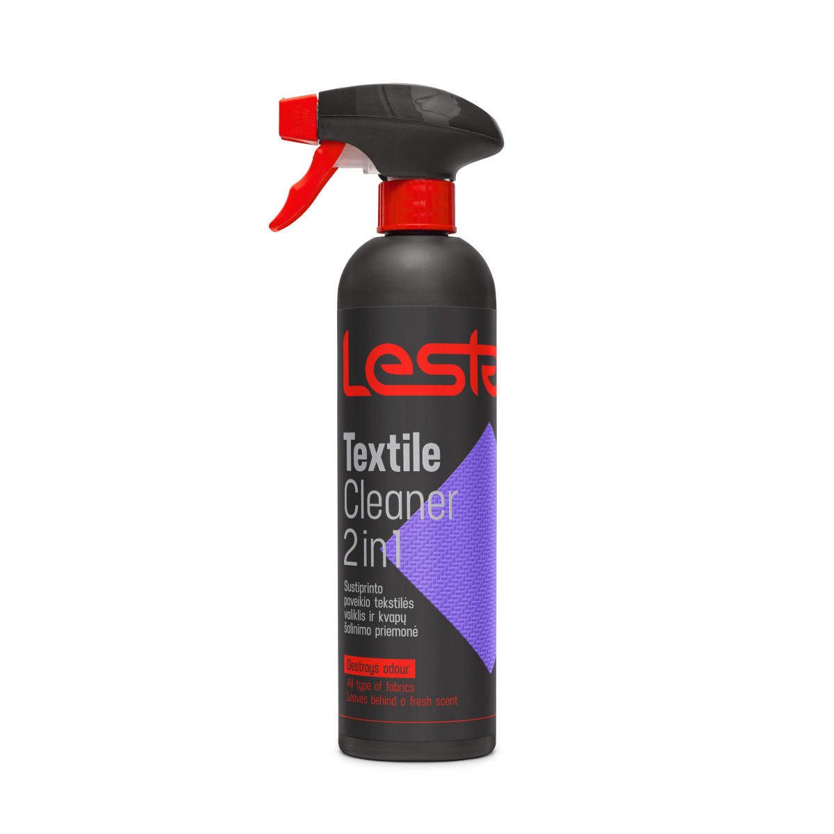 LESTA Textile Cleaner 2In1, tekstila tīrīšanas līdzeklis un dezodorants, 500 ml