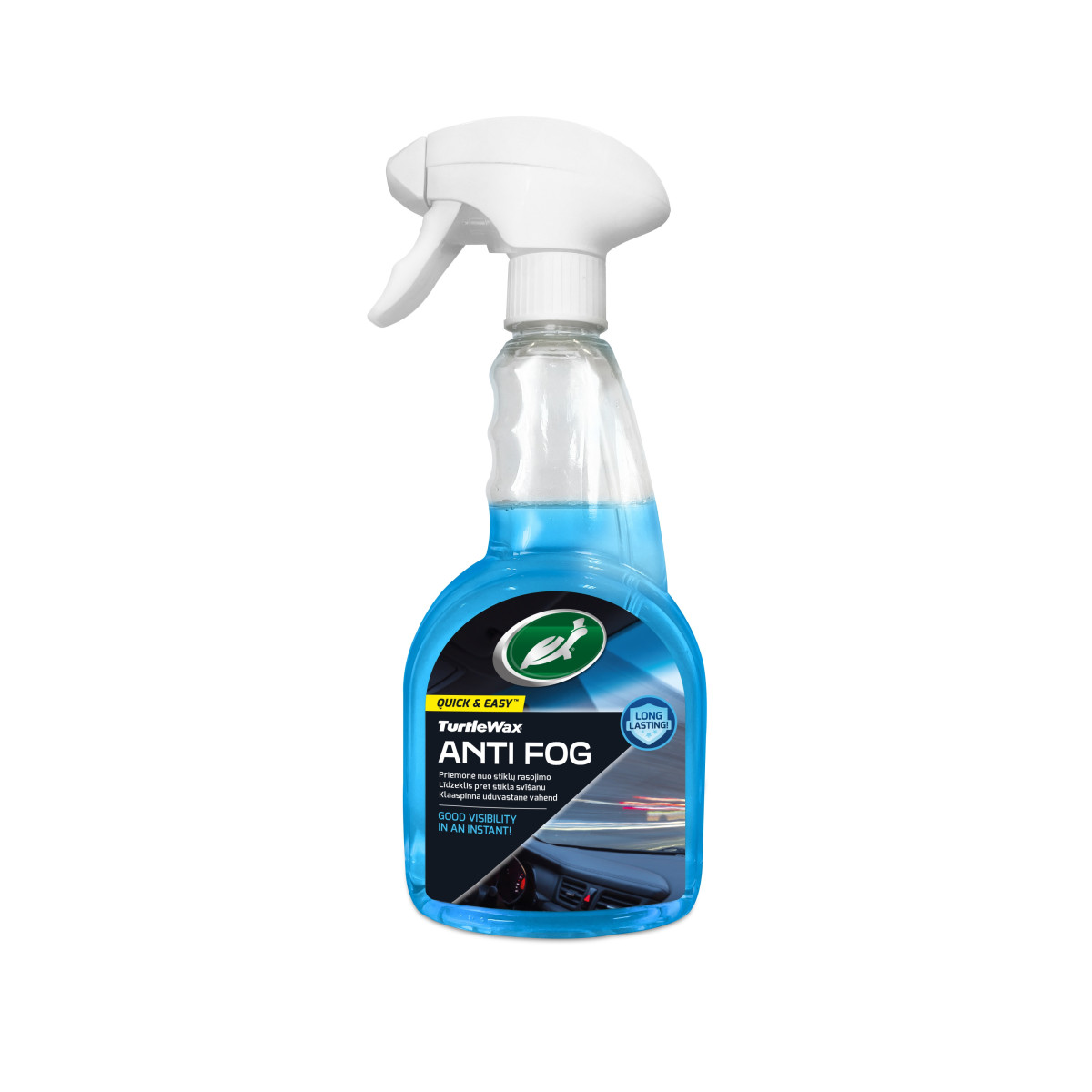 TURTLE WAX logu aizsvīšanas novēršanas līdzeklis, 500 ml TURTLE WAX logu aizsvīšanas novēršanas līdzeklis, 500 ml