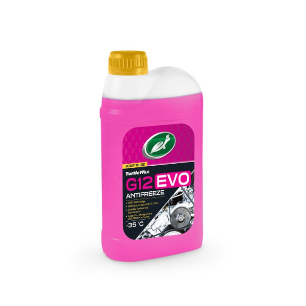 TURTLE WAX Antifreeze G12 EVO -35°C, dzesēšanas šķidrums, 1l