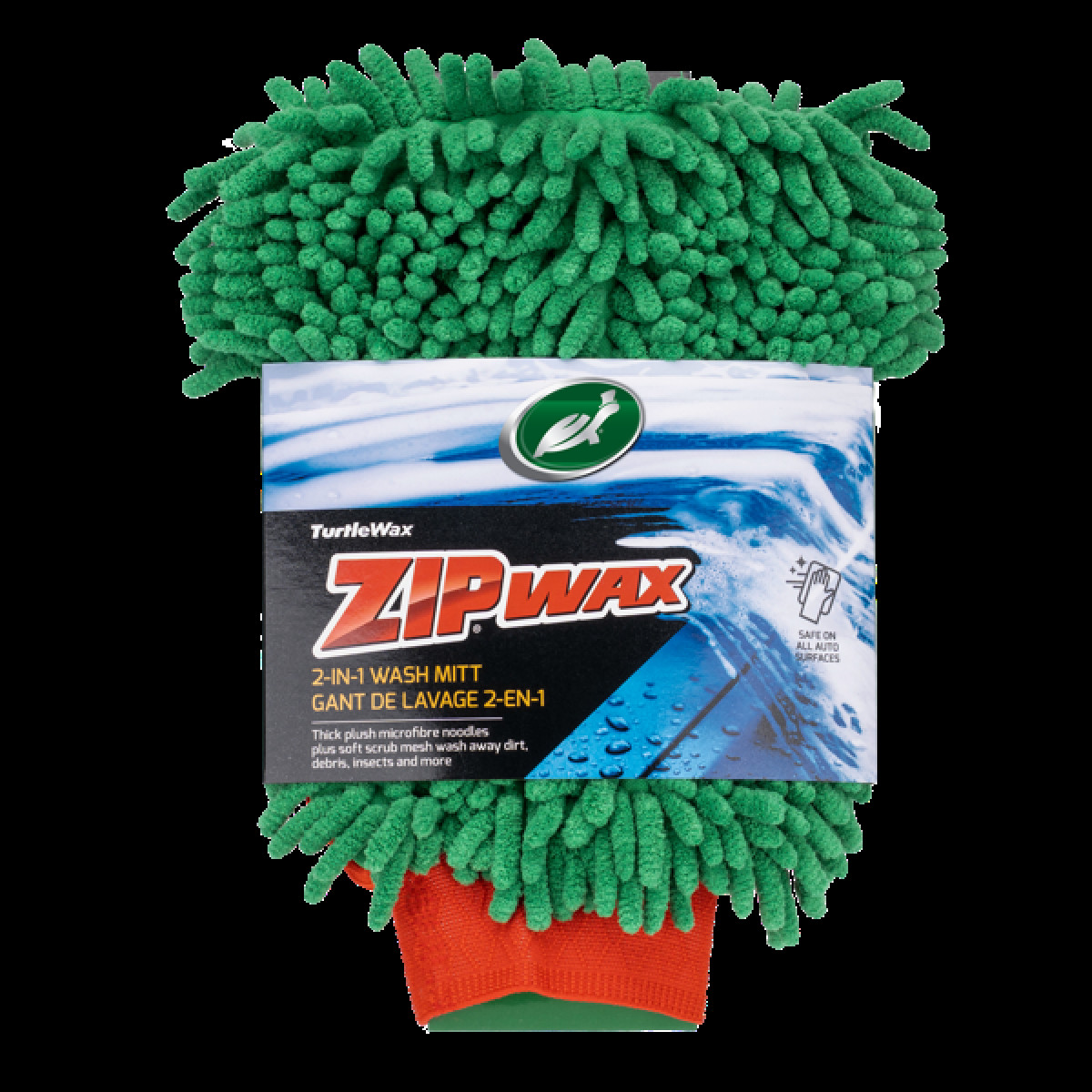 TURTLE WAX Zip vasks, divpusējs mazgāšanas cimds