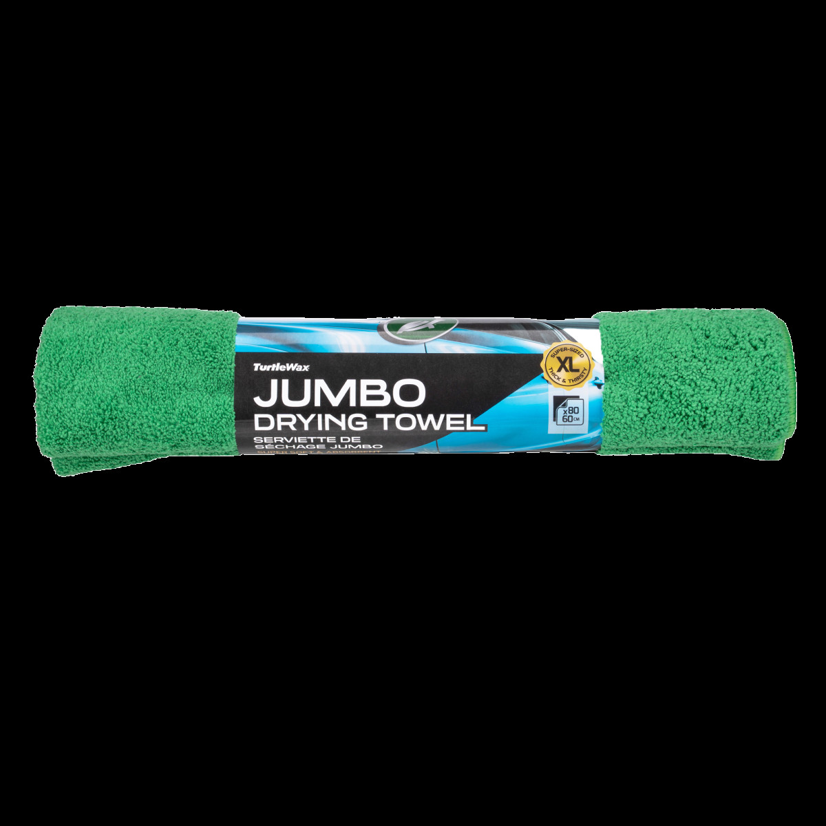 TURTLE WAX Jumbo, Žāvēšanas dvielis, 420 g/m², 80 x 60 cm
