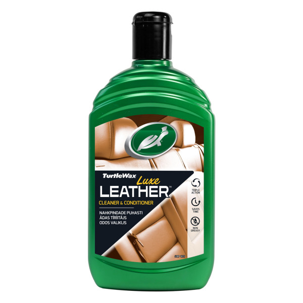 TURTLE WAX Luxe Leather Cleaner&Conditioner, ādas tīrīšanas līdzeklis-kondicionieris, 500 ml