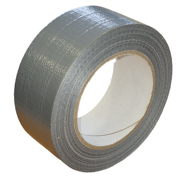 Universāla pastiprināta auduma lente, pelēka, 48 mm x 50 m, bez uzlīmes