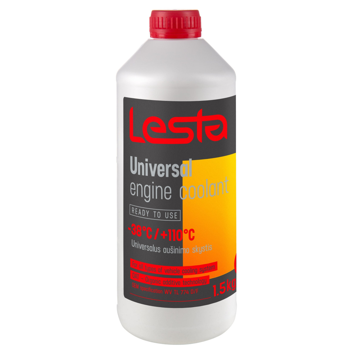 LESTA Universal Antifreeze -35°C, universāls dzesēšanas šķidrums, 1,5 kg