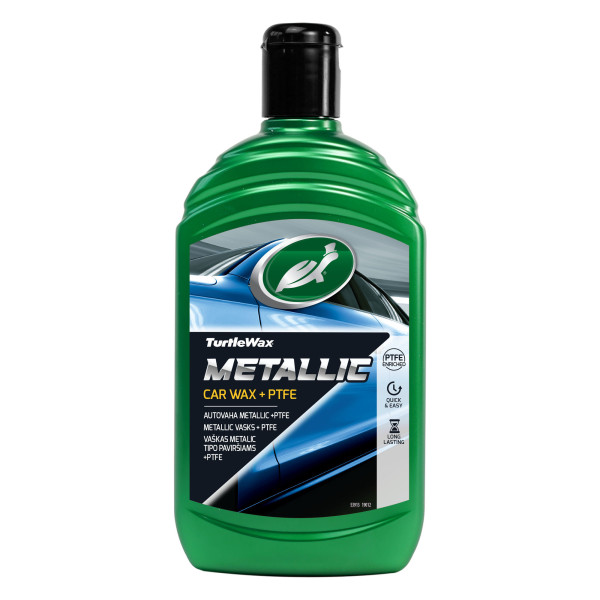 TURTLE WAX Speed Polish + Metallic Wax PTFE, vasks, 500 ml