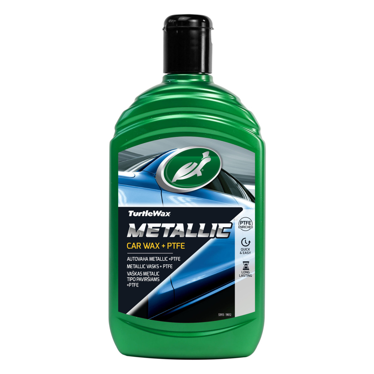 TURTLE WAX Speed Polish + Metallic Wax PTFE, vasks, 500 ml