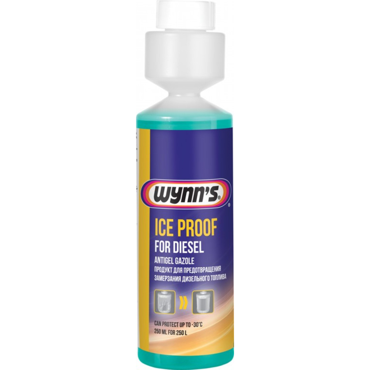 WYNNS Ice Proof For Diesel, dīzeļdegvielas piedeva pret kristalizāciju, 250 ml