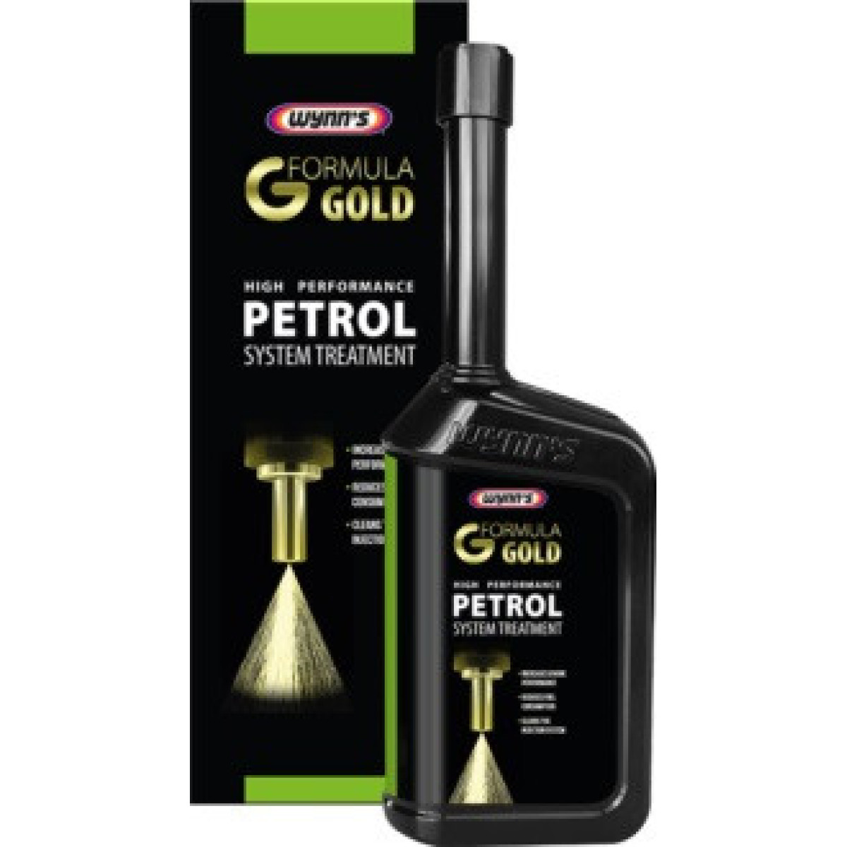 WYNNS Petrol System Treatment Formula Gold, piedeva benzīna iesmidzināšanas sistēmām, 500 ml