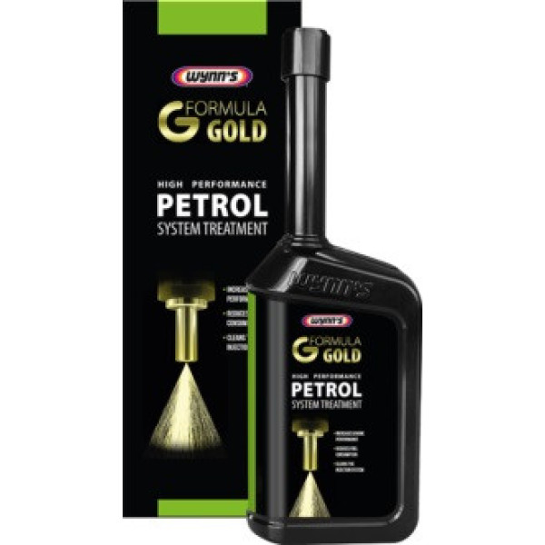 WYNNS Petrol System Treatment Formula Gold, piedeva benzīna iesmidzināšanas sistēmām, 500 ml