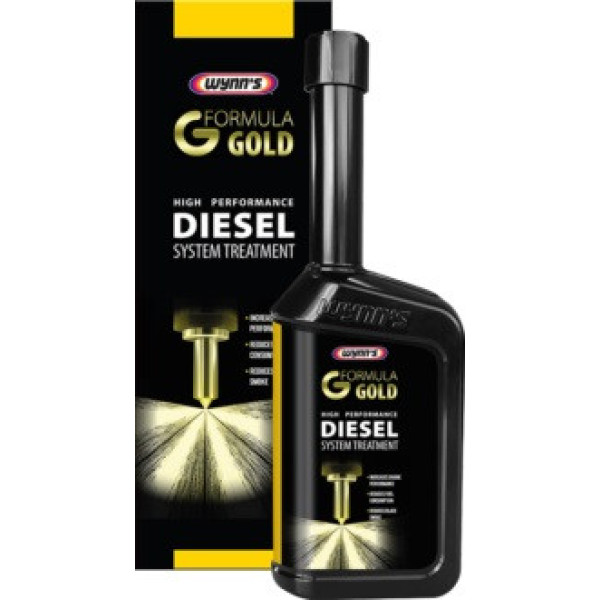 WYNNS Diesel System Treatment Formula Gold, dīzeļdegvielas iesmidzināšanas sistēmas tīrītājs, 500 ml