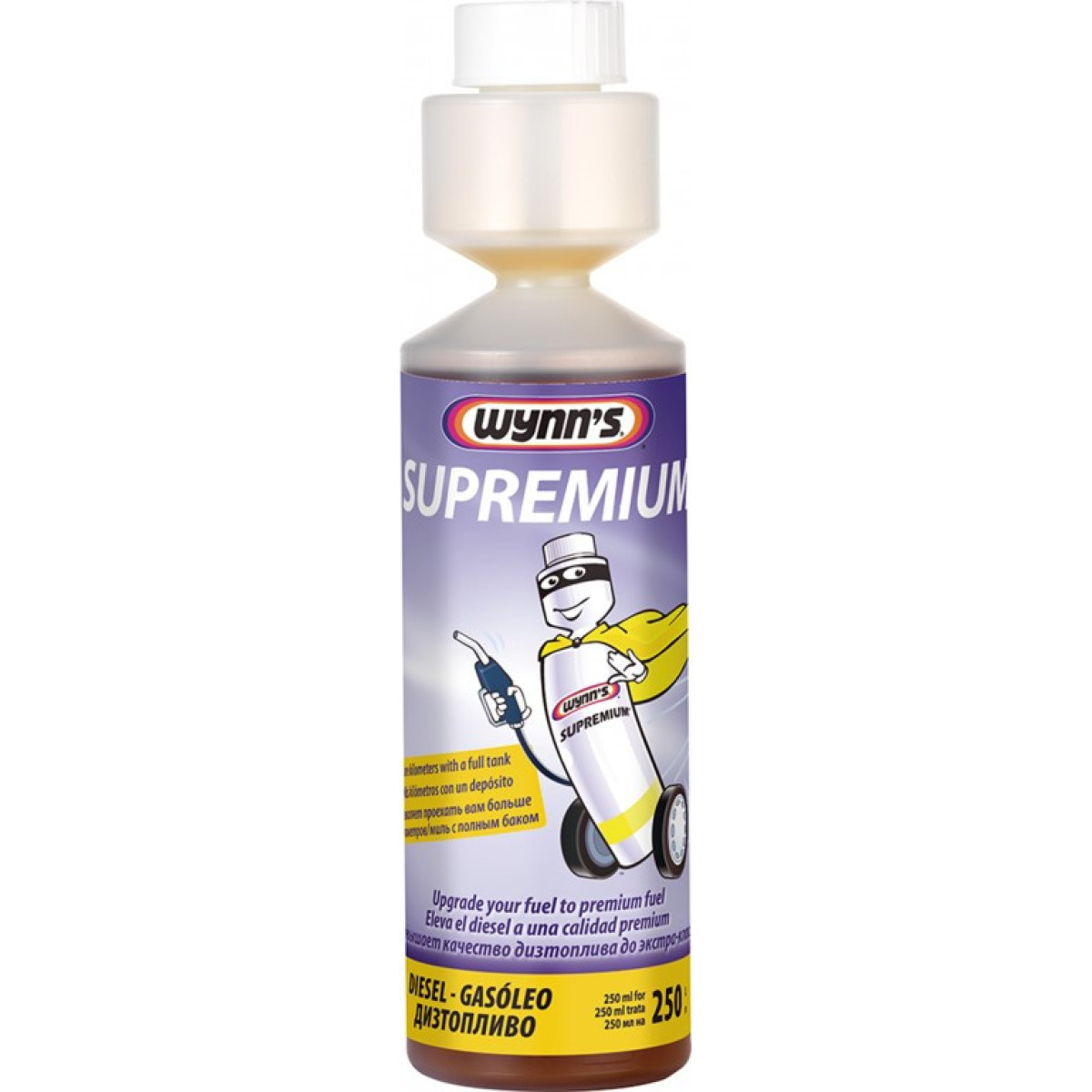 WYNNS Supremium Diesel, dīzeļdegvielas piedeva, 250 ml WYNNS Supremium Diesel, dīzeļdegvielas piedeva, 250 ml