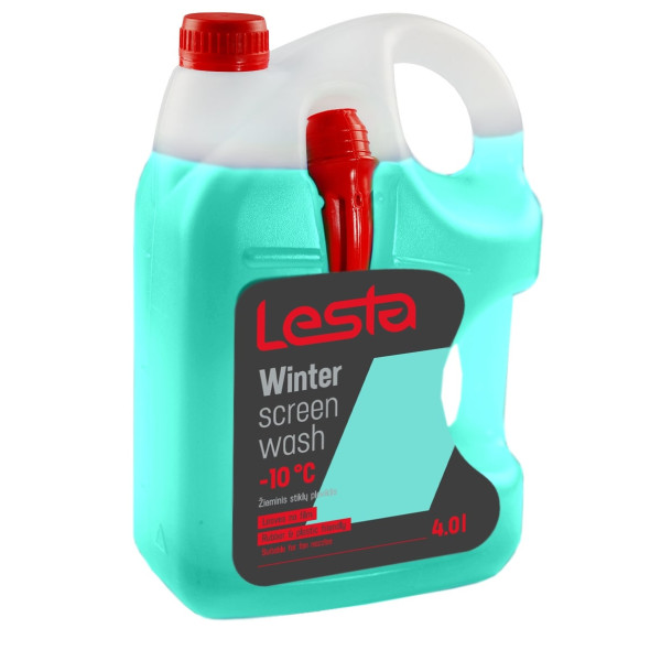 LESTA Windscreen Washer Fluid -10°C, vējstiklu mazgāšanas šķidrums, 4 l