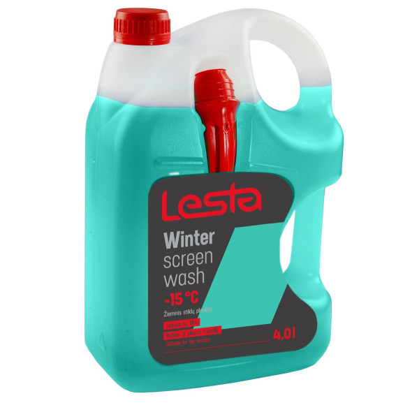 LESTA Windscreen Washer Fluid -15°C, vējstiklu mazgāšanas šķidrums, 4 L