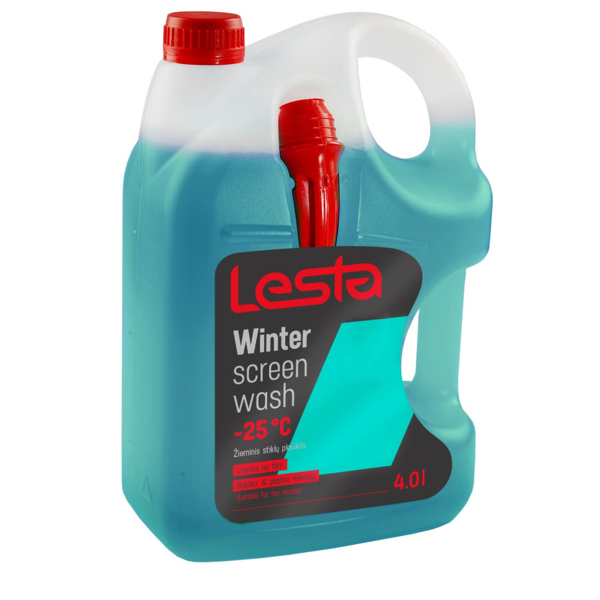 LESTA Windscreen Washer Fluid -25°C, vējstiklu mazgāšanas šķidrums, 4l