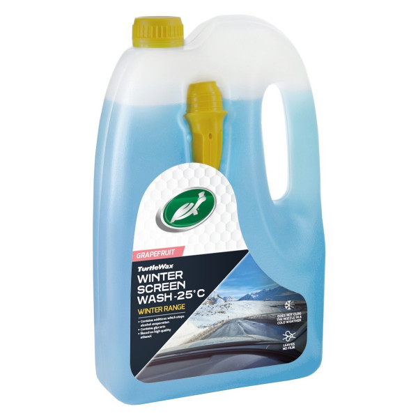 TURTLE WAX Windscreen Washer Fluid -25°C, vējstiklu mazgāšanas šķidrums, 4 l