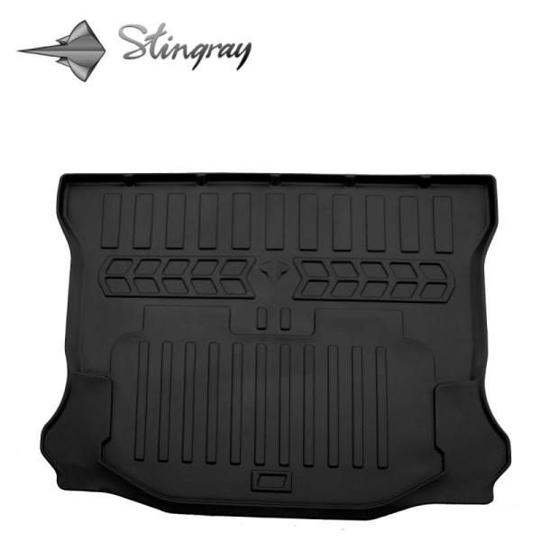 Gumijas 3D bagāžnieka paklājiņš JEEP Wrangler JK 5 2007-2018g. (5 doors) / 6046031 / ar paaugstinātām malām