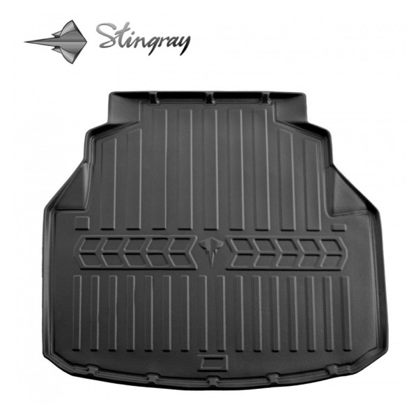 Gumijas 3D bagāžnieka paklājiņš MERCEDES-BENZ W204 C 2007-2015g. (sedan) / 6012171 / ar paaugstinātām malām