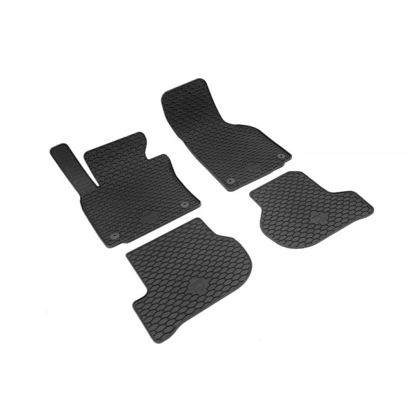 Gumijas paklājiņi SKODA Octavia II 2004-2013g. , round clips)