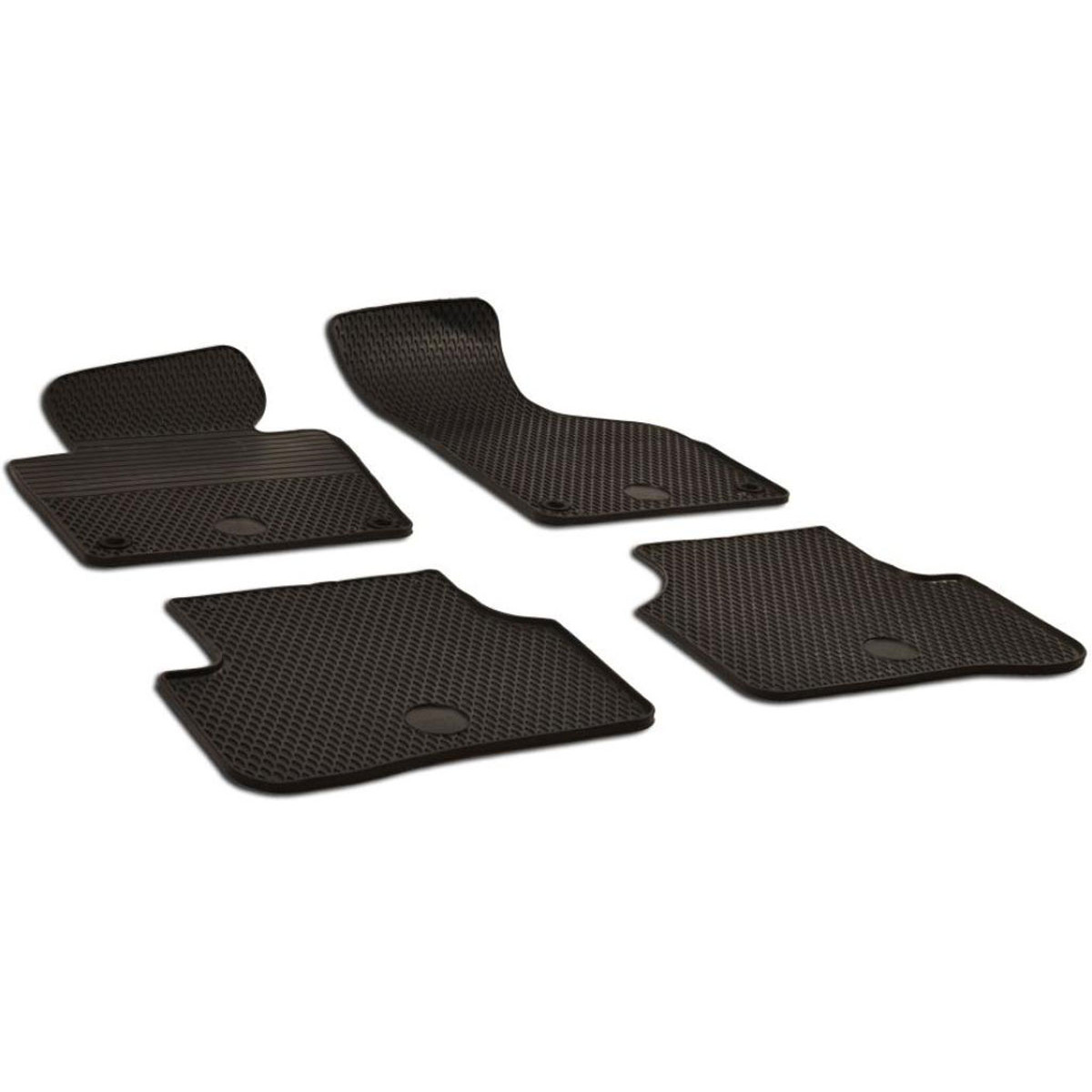 Gumijas paklājiņi Volkswagen Passat B6, B7 2005-2014g., (round clips)
