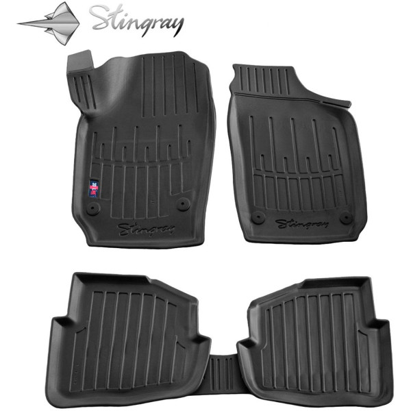 Gumijas paklājiņi VOLKSWAGEN Polo IV 2001-2009g.