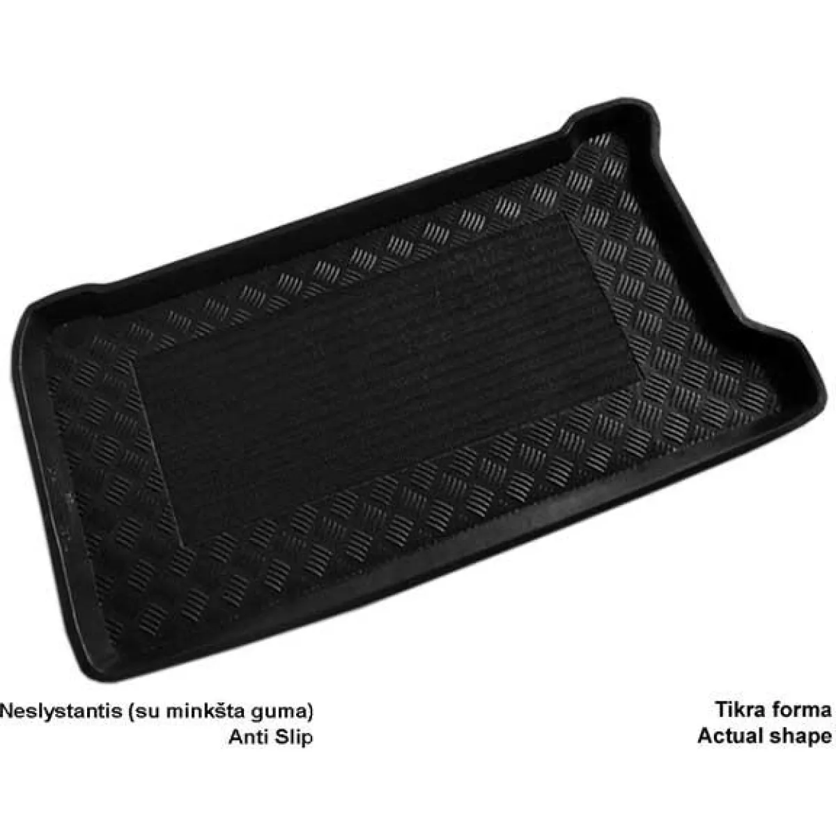 Plastmasas bagāžnieka paklājiņš Fiat 500 no 2007g. Plastmasas bagāžnieka paklājiņš Fiat 500 no 2007g.