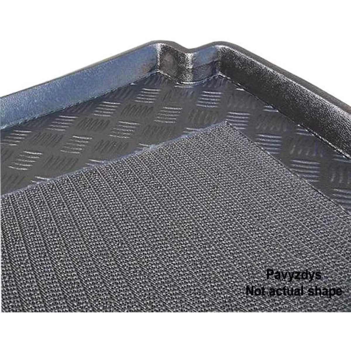 Plastmasas bagāžnieka paklājiņš Hyundai Santa Fe 7 vietu 2006-2011g. Plastmasas bagāžnieka paklājiņš Hyundai Santa Fe 7 vietu 2006-2011g.