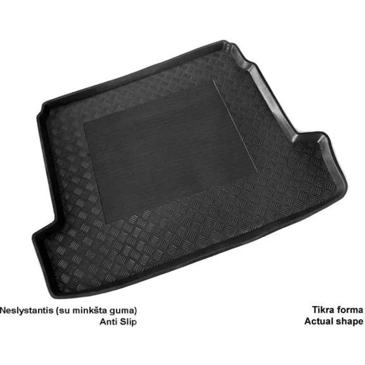 Plastmasas bagāžnieka paklājiņš Renault Megane II sedans 2002-2008g. Plastmasas bagāžnieka paklājiņš Renault Megane II sedans 2002-2008g.