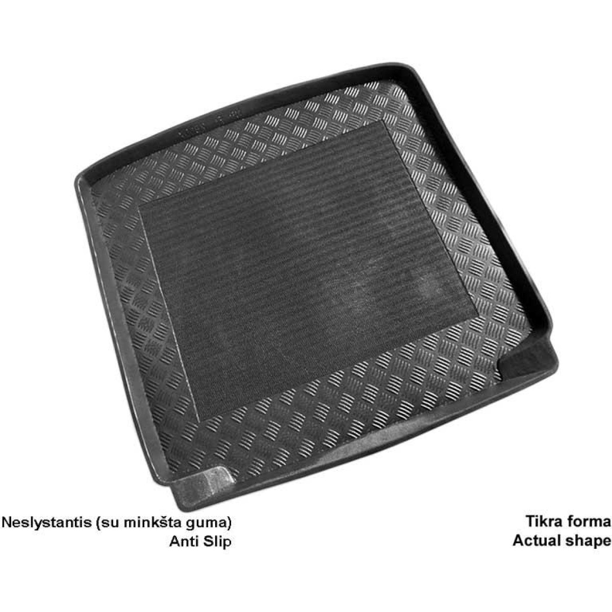 Plastmasas bagāžnieka paklājiņš Skoda Fabia II universāls 2007-2014g. Plastmasas bagāžnieka paklājiņš Skoda Fabia II universāls 2007-2014g.
