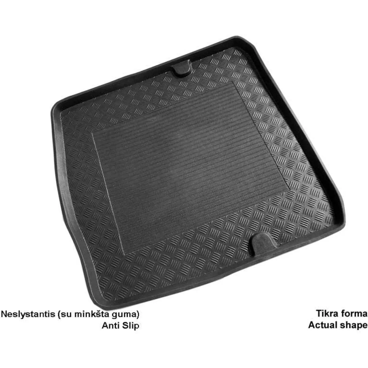 Plastmasas bagāžnieka paklājiņš Skoda Octavia II universāls/universāls (germany vers.) 2005-2013g. Plastmasas bagāžnieka paklājiņš Skoda Octavia II universāls/universāls (germany vers.) 2005-2013g.