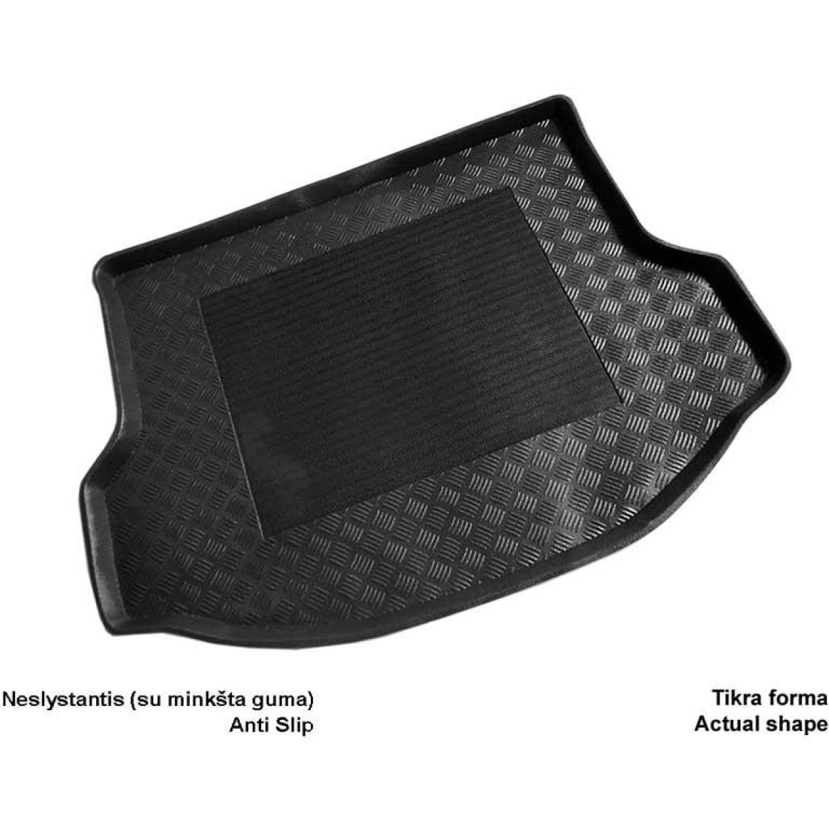 Plastmasas bagāžnieka paklājiņš Toyota RAV4 2013-2018g. Plastmasas bagāžnieka paklājiņš Toyota RAV4 2013-2018g.