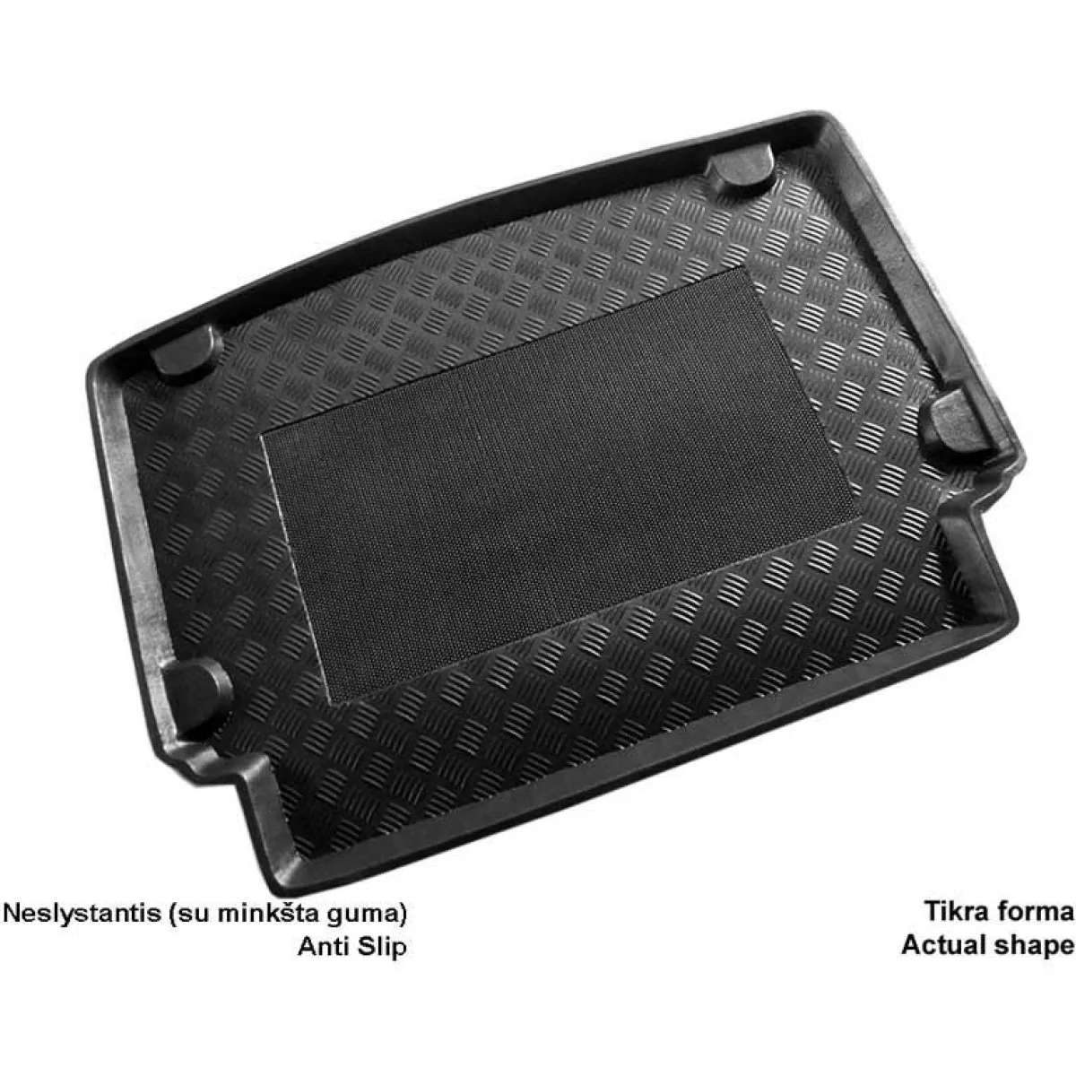 Plastmasas bagāžnieka paklājiņš Volkswagen Caddy Maxi 7 vietu no 2007g. Plastmasas bagāžnieka paklājiņš Volkswagen Caddy Maxi 7 vietu no 2007g.