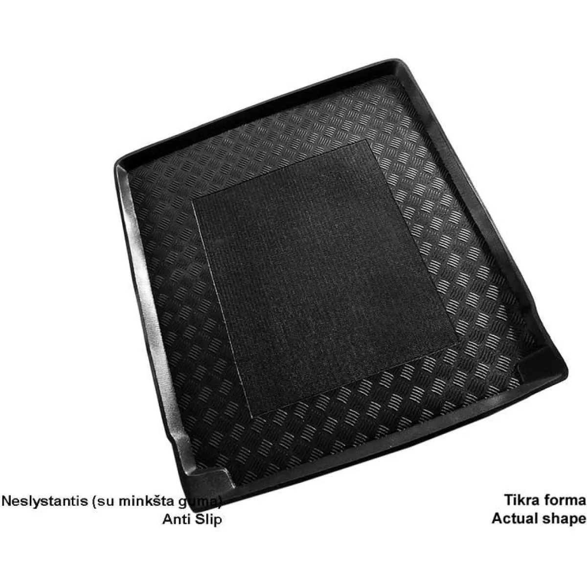Plastmasas bagāžnieka paklājiņš Volkswagen Passat B6 sedans 2005-2010g. Plastmasas bagāžnieka paklājiņš Volkswagen Passat B6 sedans 2005-2010g.