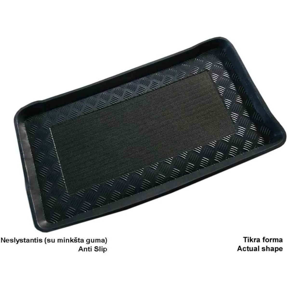 Plastmasas bagāžnieka paklājiņš Volkswagen Fox 2005-2011g. Plastmasas bagāžnieka paklājiņš Volkswagen Fox 2005-2011g.