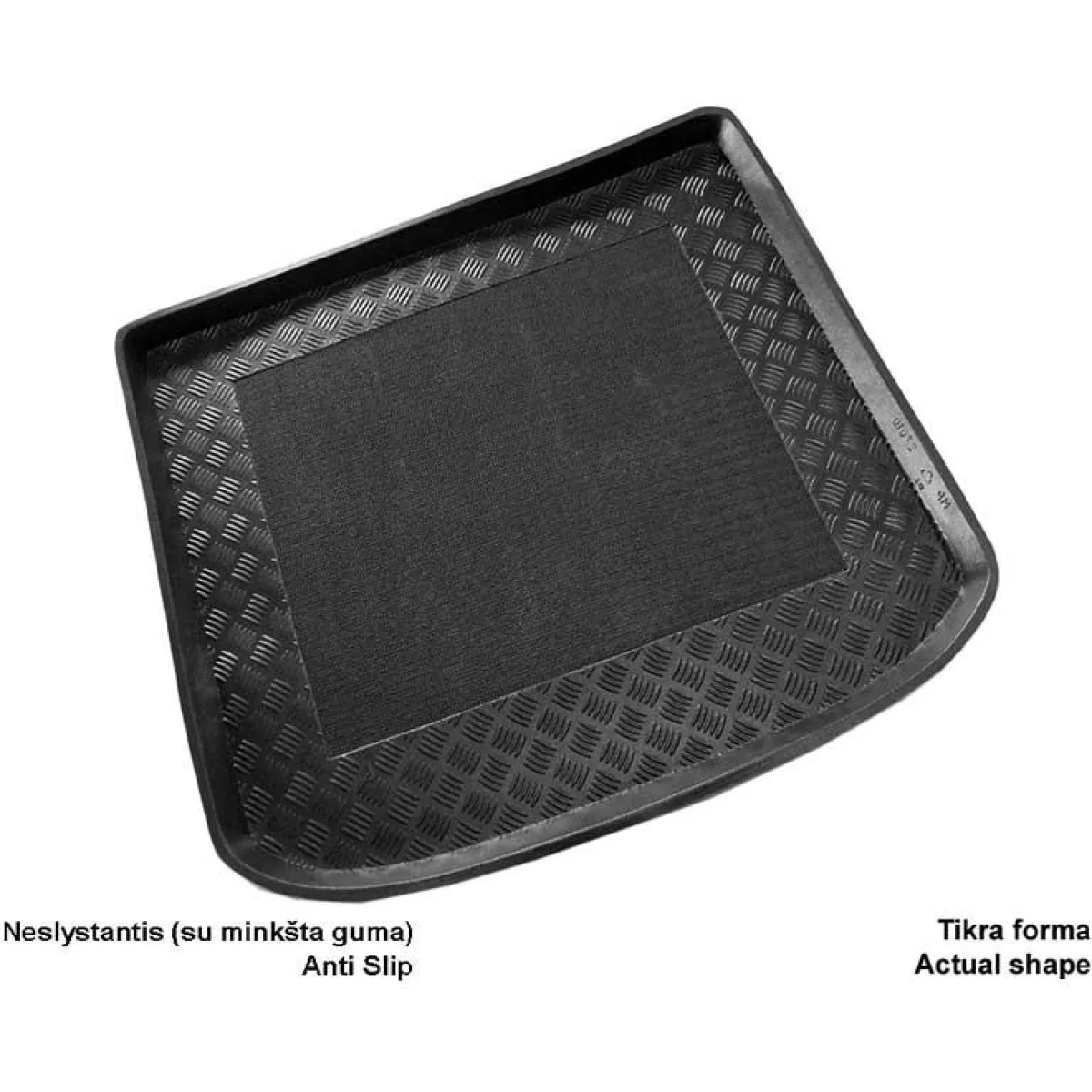 Plastmasas bagāžnieka paklājiņš Seat Toledo III 2004-2009g. (viršutinis) Plastmasas bagāžnieka paklājiņš Seat Toledo III 2004-2009g. (viršutinis)