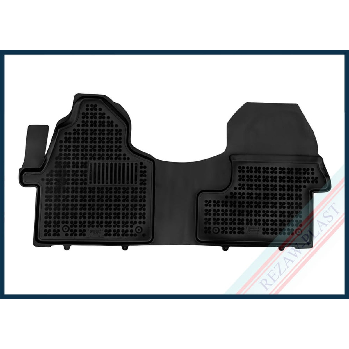 Gumijas paklājiņi Mercedes Sprinter III no 2018g. (3 vietu, priekšējie, with an extra material on the driver side)