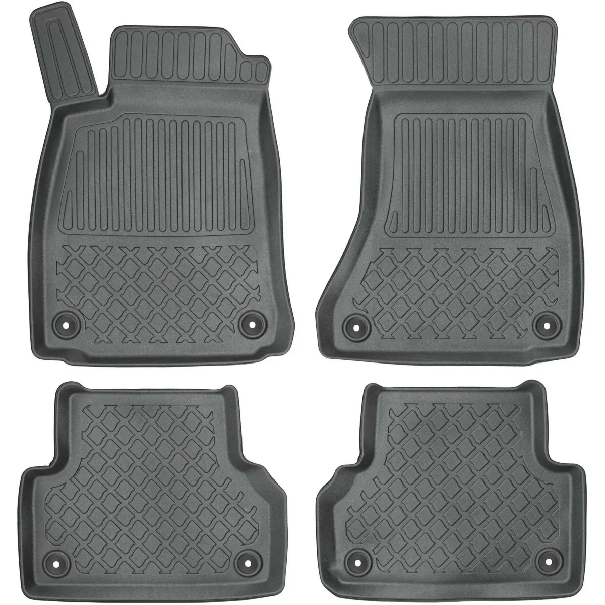 Salona paklājiņi Audi A4 B9 no 2015g. Salona paklājiņi Audi A4 B9 no 2015g.