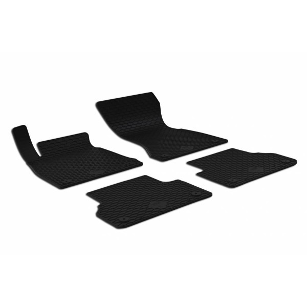 Gumijas paklājiņi AUDI A4 B9 no 2015g. / 219674 / melna