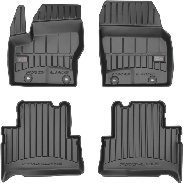 Gumijas paklājiņi Proline Ford C-Max II 2011-2019g. (distance between car mat clips 25,5 cm)