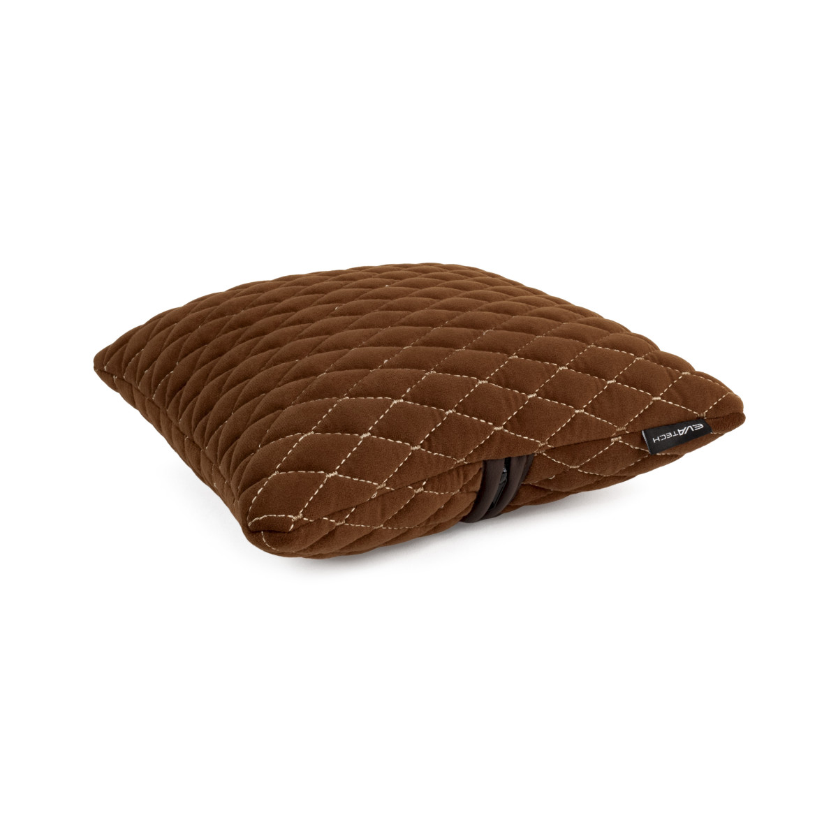 EVAtech Autospilvens 30x30 cm - brūns / brūnas šuvums EVAtech Autospilvens 30x30 cm - brūns / brūnas šuvums