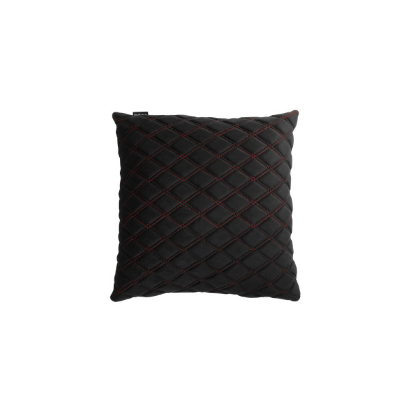 EVAtech Autospilvens 40x40 cm - melna / sarkans šuvums