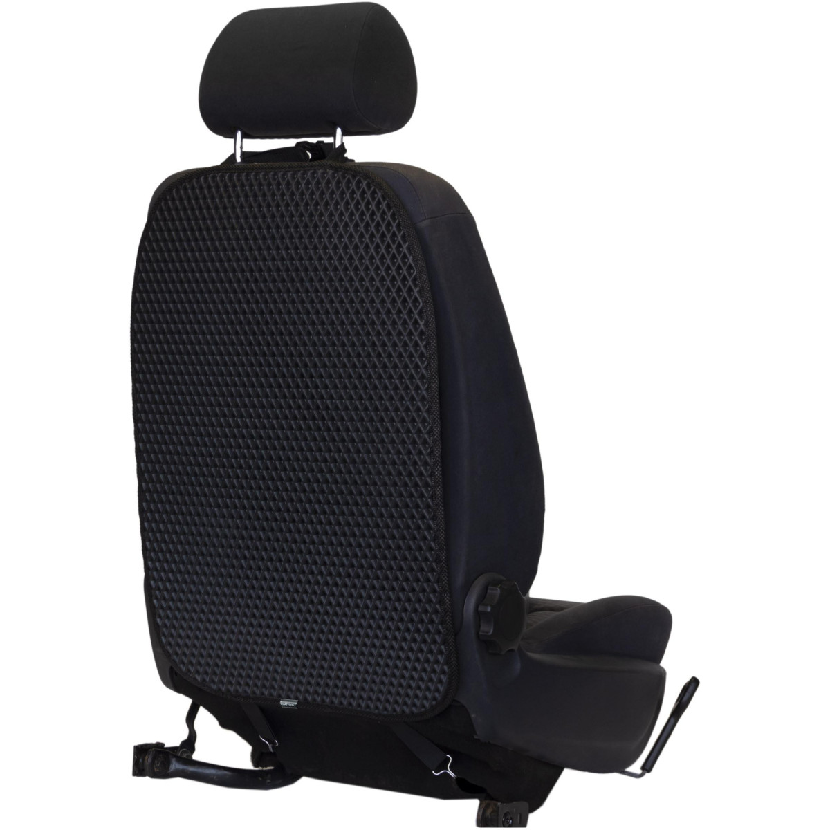 EVAtech Bērnu Auto Sēdekļa Aizsargs 68x46 cm - melna / melnas malas EVAtech Bērnu Auto Sēdekļa Aizsargs 68x46 cm - melna / melnas malas