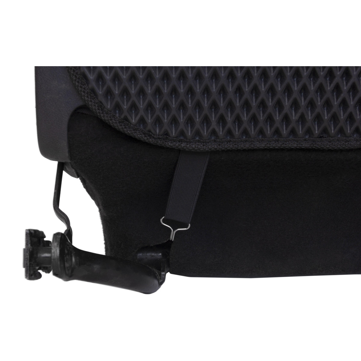 EVAtech Bērnu Auto Sēdekļa Aizsargs 68x46 cm - melna / melnas malas EVAtech Bērnu Auto Sēdekļa Aizsargs 68x46 cm - melna / melnas malas