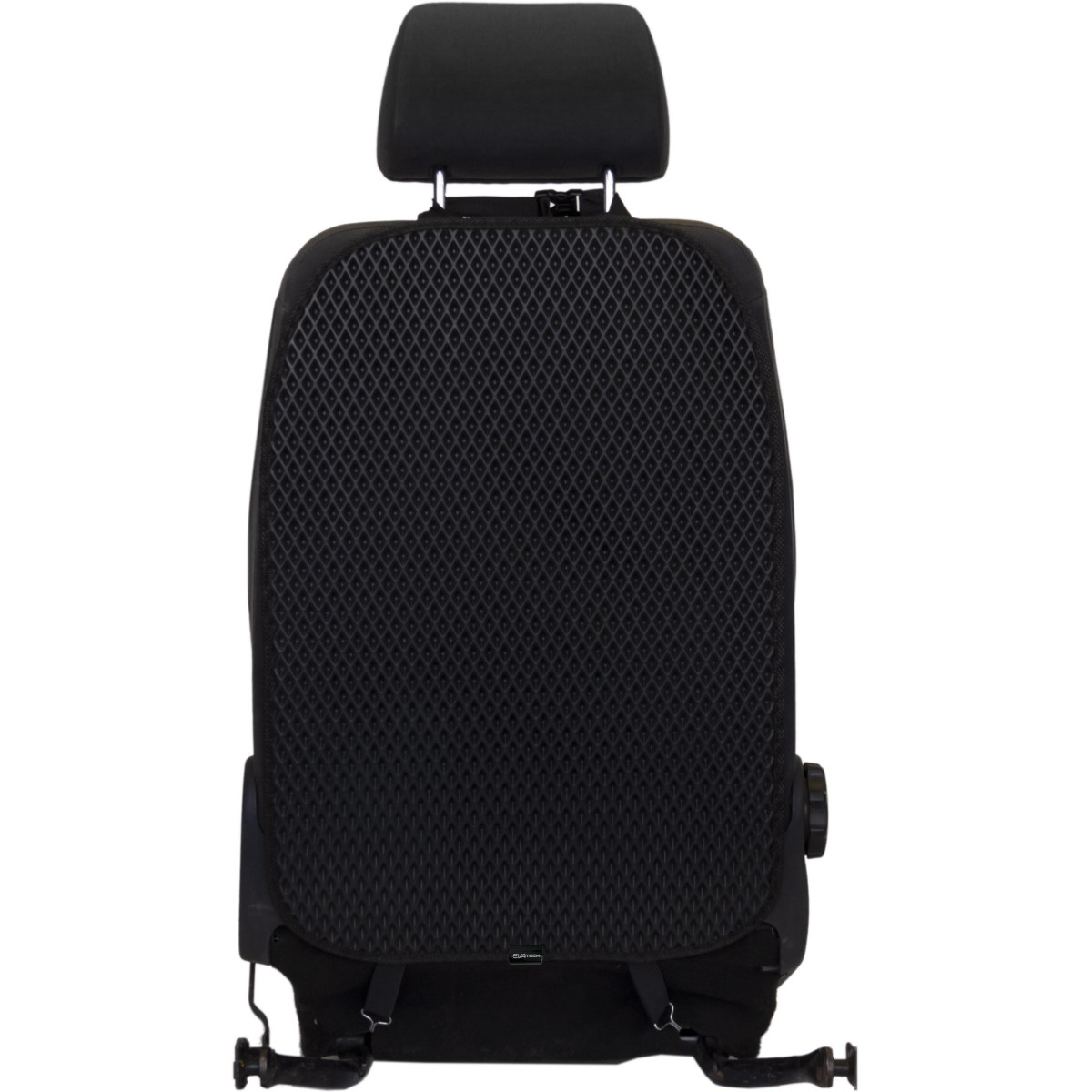 EVAtech Bērnu Auto Sēdekļa Aizsargs 68x46 cm - melna / melnas malas EVAtech Bērnu Auto Sēdekļa Aizsargs 68x46 cm - melna / melnas malas
