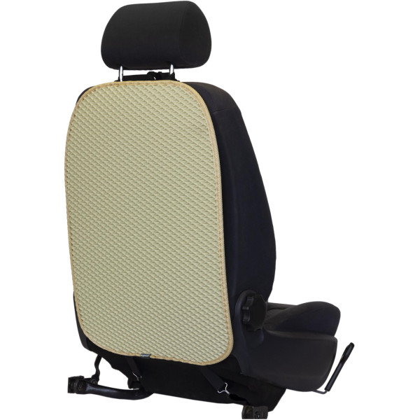 EVAtech Bērnu Auto Sēdekļa Aizsargs 68x46 cm - krēmkrāsa / krēmkrāsas malas
